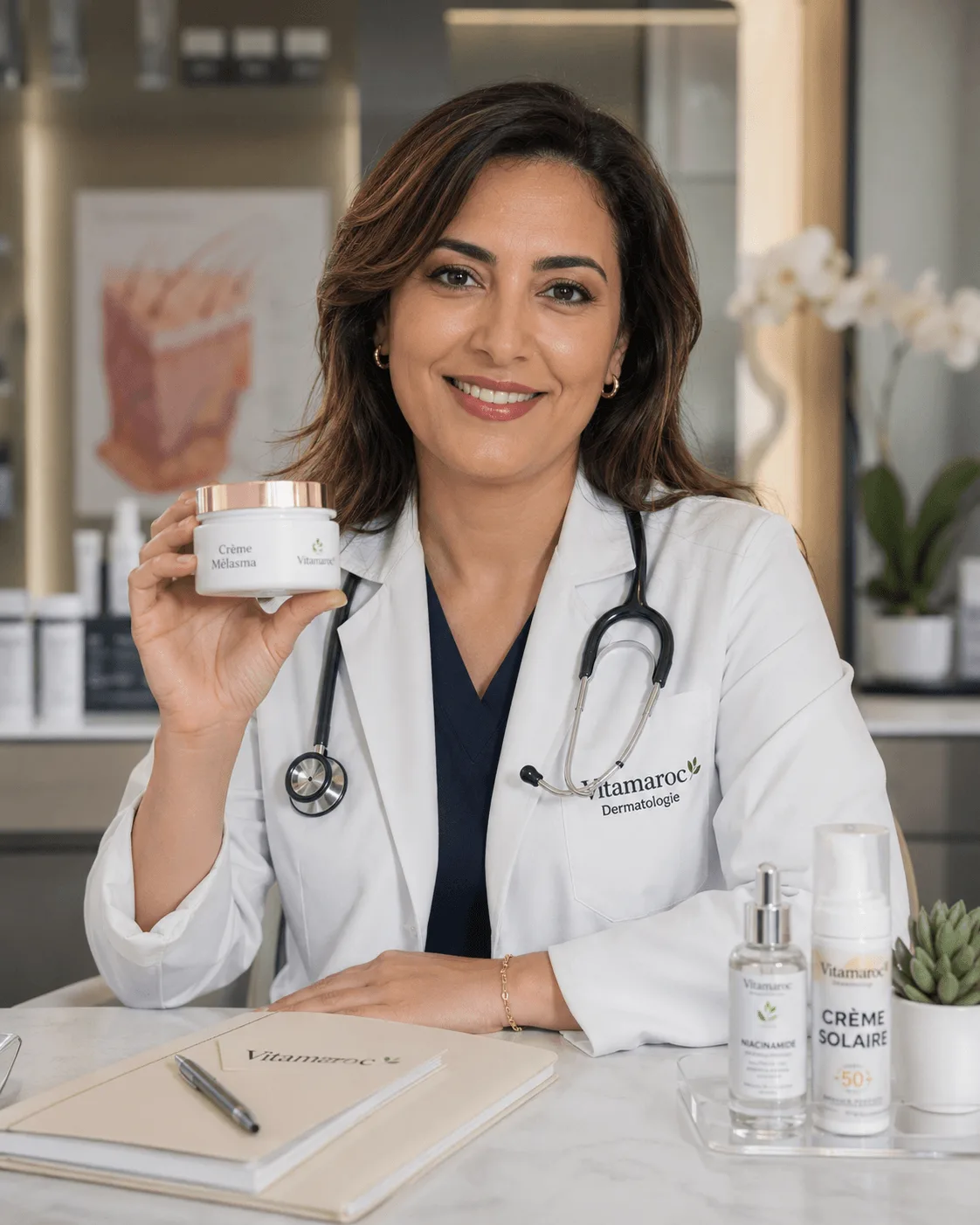 Dermatologue avec Crème Anti-Taches Valforme